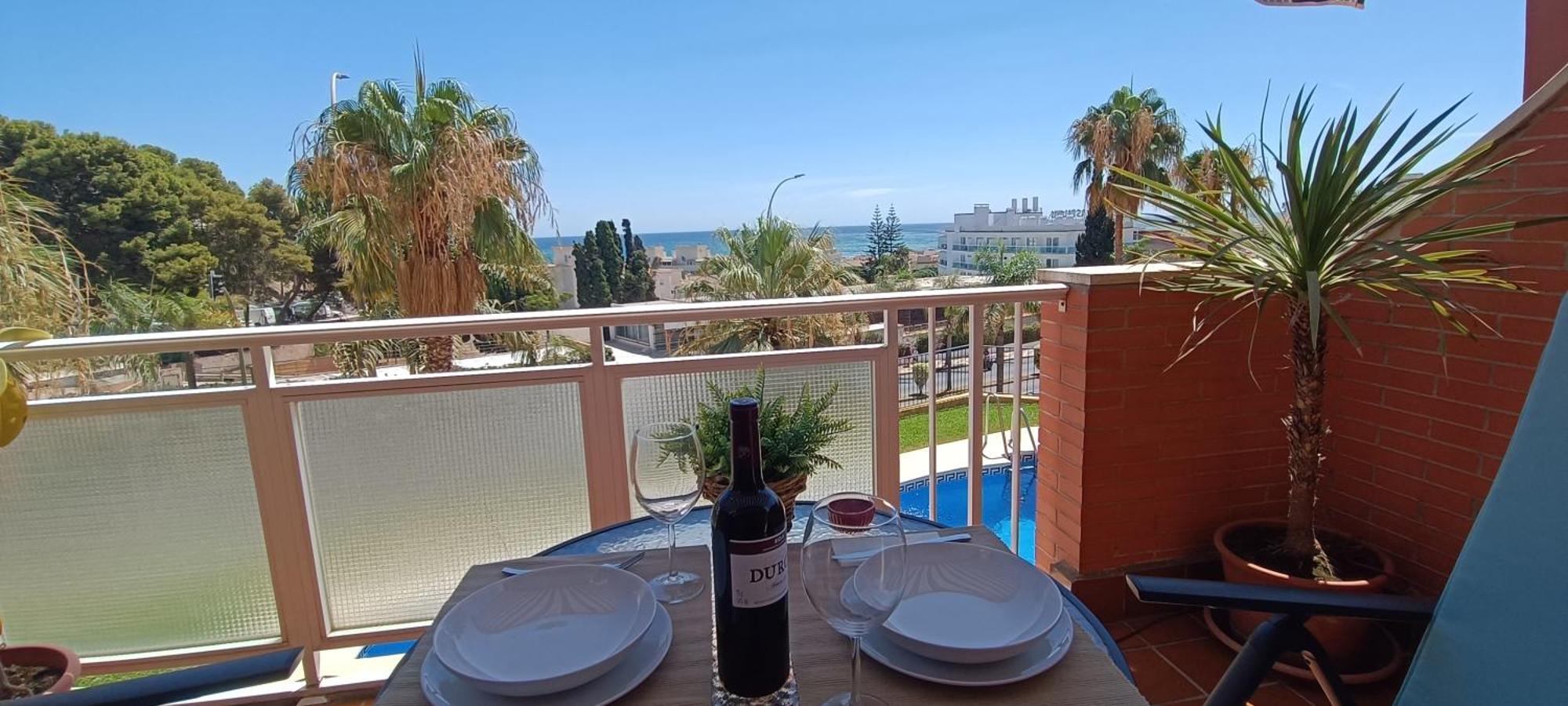 Ferienwohnung Vista Azul Torremolinos - Carihuela Exterior foto
